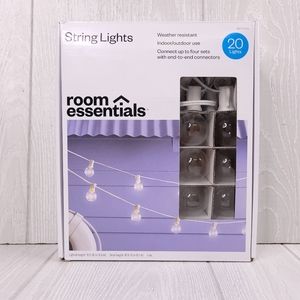 Room Essentials Weather Resist String Lights